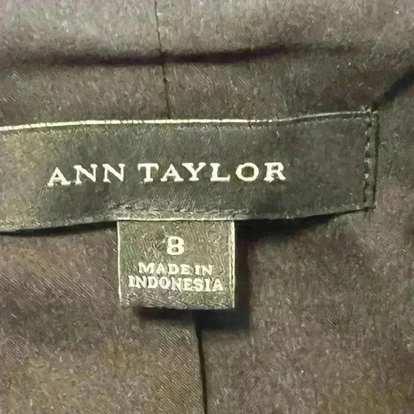 Ann Taylor Black Funnel Jacket/Blazer Women’s size 8 - Picture 11 of 13